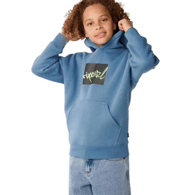 RIP CURL RIP SCRIPT ICON HOOD-BOY