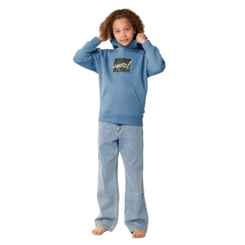 RIP CURL RIP SCRIPT ICON HOOD-BOY