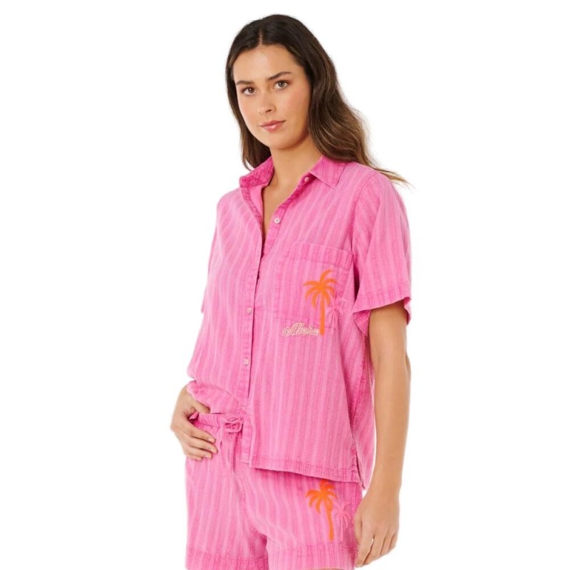 RIP CURL HOTEL MALIBU EMBROID SHIRT