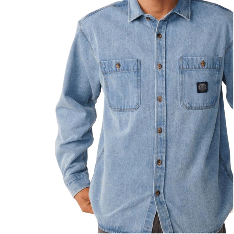 RIP CURL PREMIUM SURF DENIM L/S SHIRT