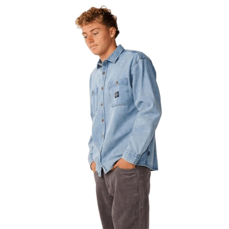 RIP CURL PREMIUM SURF DENIM L/S SHIRT