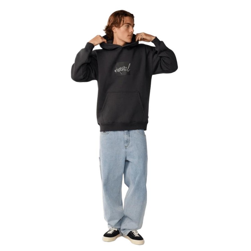 RIP CURL RIP SCRIPT ICON HOOD
