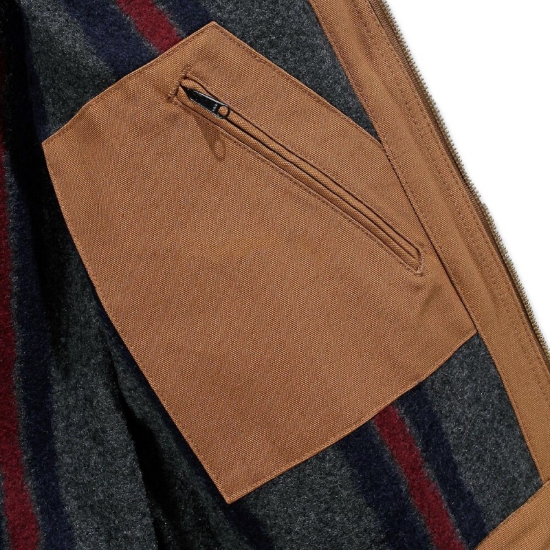 CARHARTT DUCK BLANKET -LINED DETROIT JACKET