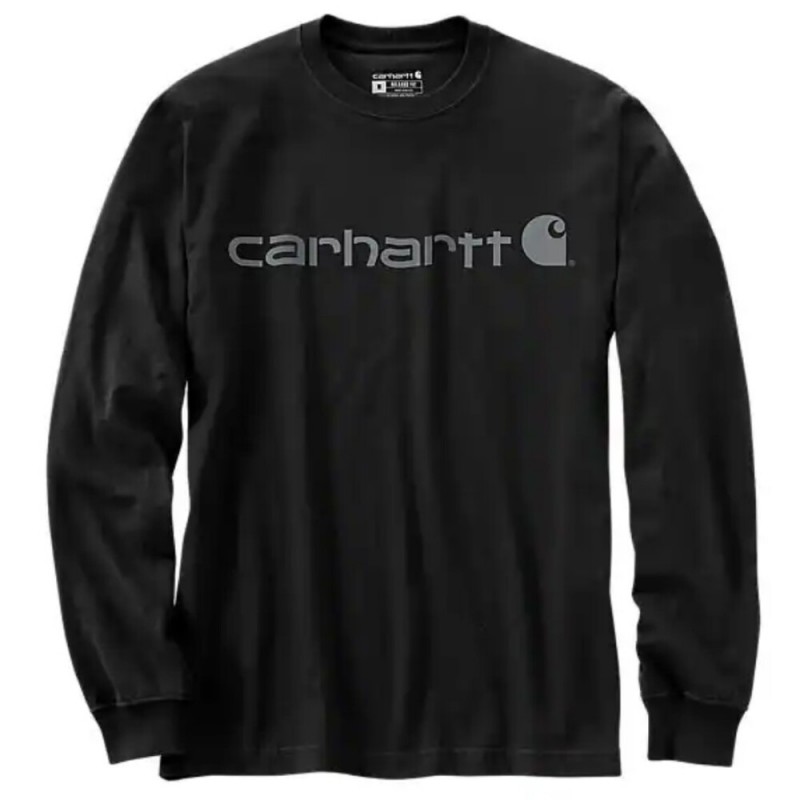 CARHARTT DEARBORN RELAXED LS LOGO T-SHIRT