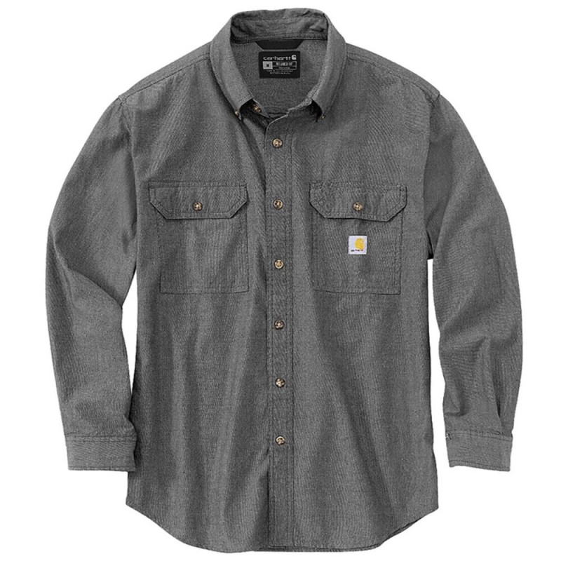 CARHARTT MW CHAMBRAY LS SHIRT