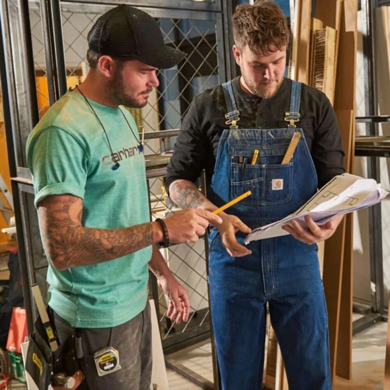 CARHARTT LOOSE FIT DENIM BIB OVERALL