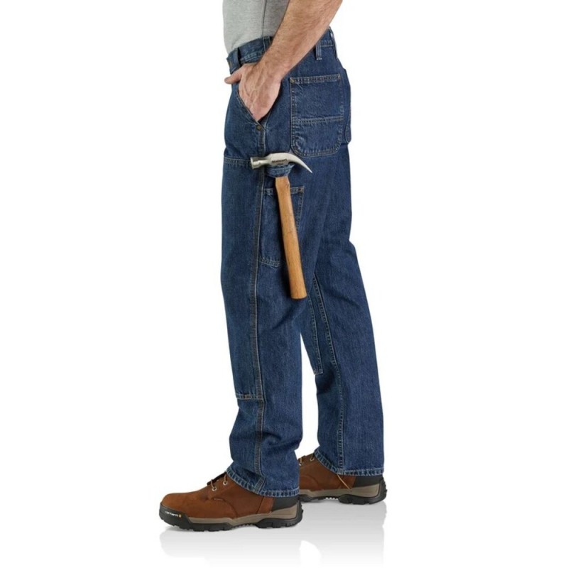 CARHARTT LOOSE STRAIGHT DOUBLE-FRONT DENIM