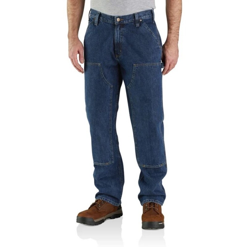 CARHARTT LOOSE STRAIGHT DOUBLE-FRONT DENIM