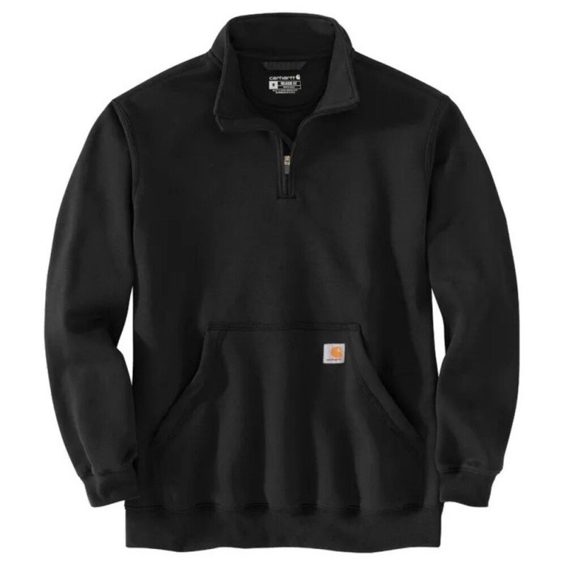 CARHARTT MARQUETTE 1/4 ZIP MOCK-NECK SWEATSHIRT
