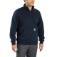 CARHARTT MARQUETTE 1/4 ZIP MOCK-NECK SWEATSHIRT