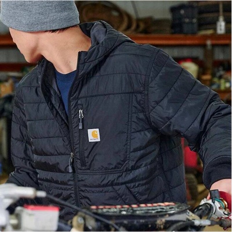 CARHARTT RAIN DEFENDER LIGHTWEIGHT INSULATED HOODED JACKET
