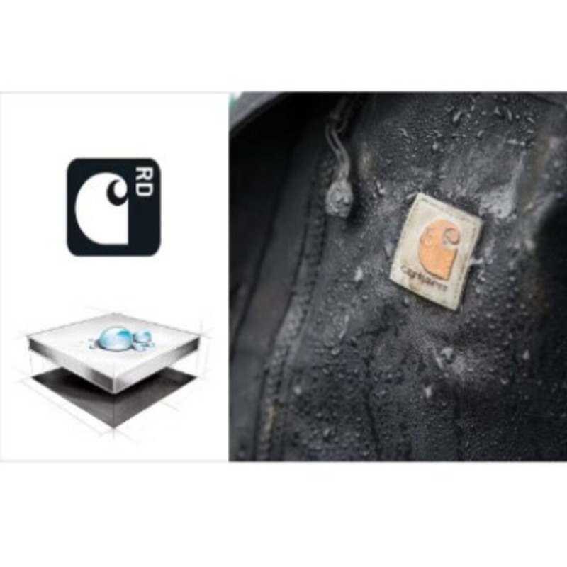 CARHARTT RAIN DEFENDER LIGHTWEIGHT INSULATED HOODED JACKET