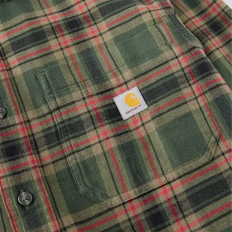 CARHARTT HAMILTON RELAXED LS PLAID SHIRT