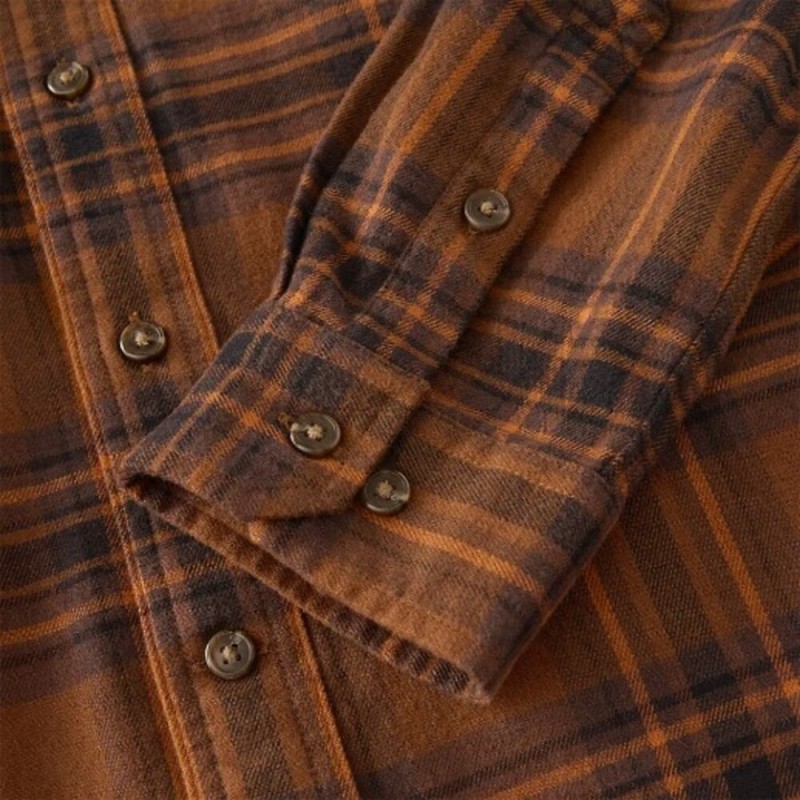 CARHARTT HAMILTON RELAXEDLS PLAID SHIRT