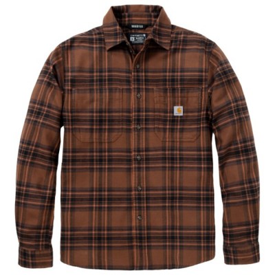 CARHARTT HAMILTON RELAXEDLS PLAID SHIRT