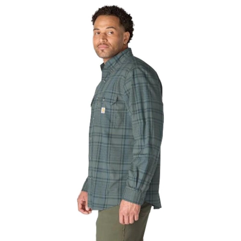 CARHARTT FORT LOOSE LS PLAID SHIRT