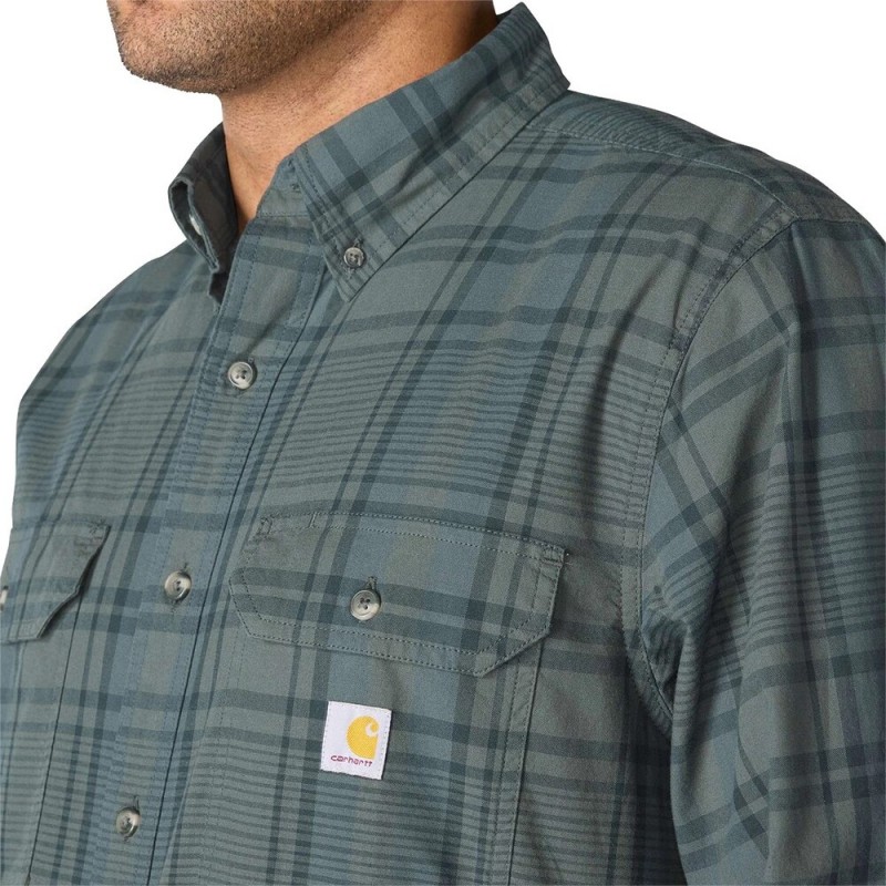 CARHARTT FORT LOOSE LS PLAID SHIRT
