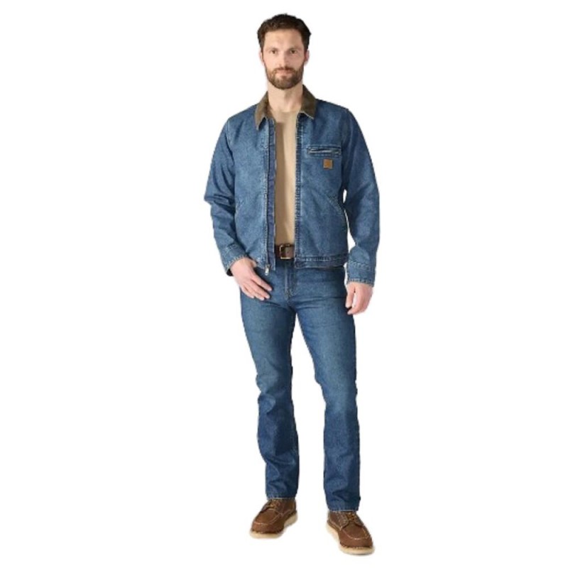 CARHARTT DENIM DETROIT JACKET