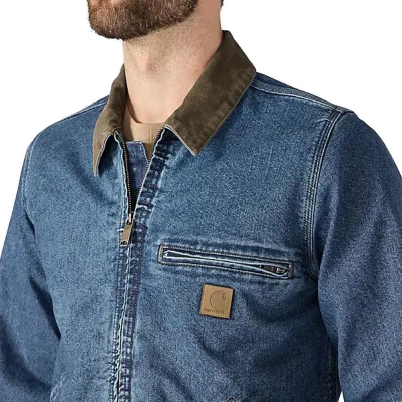 CARHARTT DENIM DETROIT JACKET