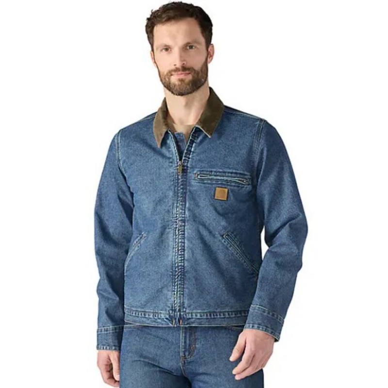 CARHARTT DENIM DETROIT JACKET