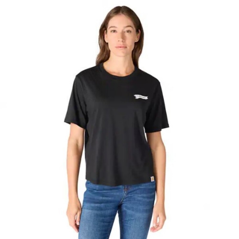 CARHARTT TENCEL FIBER SERIES LOOSE PENNANT FLAG T-SHIRT