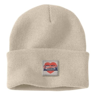 CARHARTT KNIT HEART PATCH BEANIE