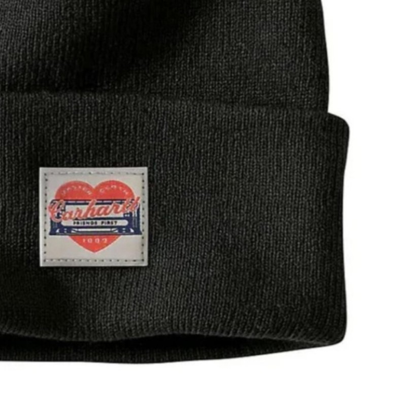 CARHARTT KNIT HEART PATCH BEANIE UNIEX ΣΚΟΥΦΙ