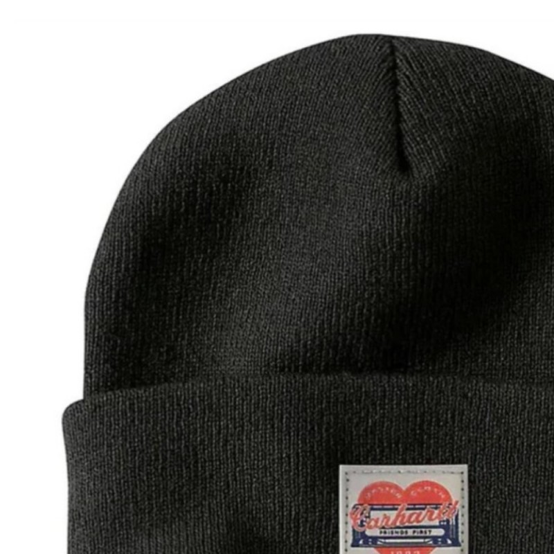 CARHARTT KNIT HEART PATCH BEANIE UNIEX ΣΚΟΥΦΙ