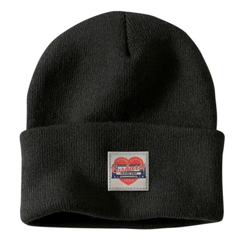 CARHARTT KNIT HEART PATCH BEANIE UNIEX ΣΚΟΥΦΙ