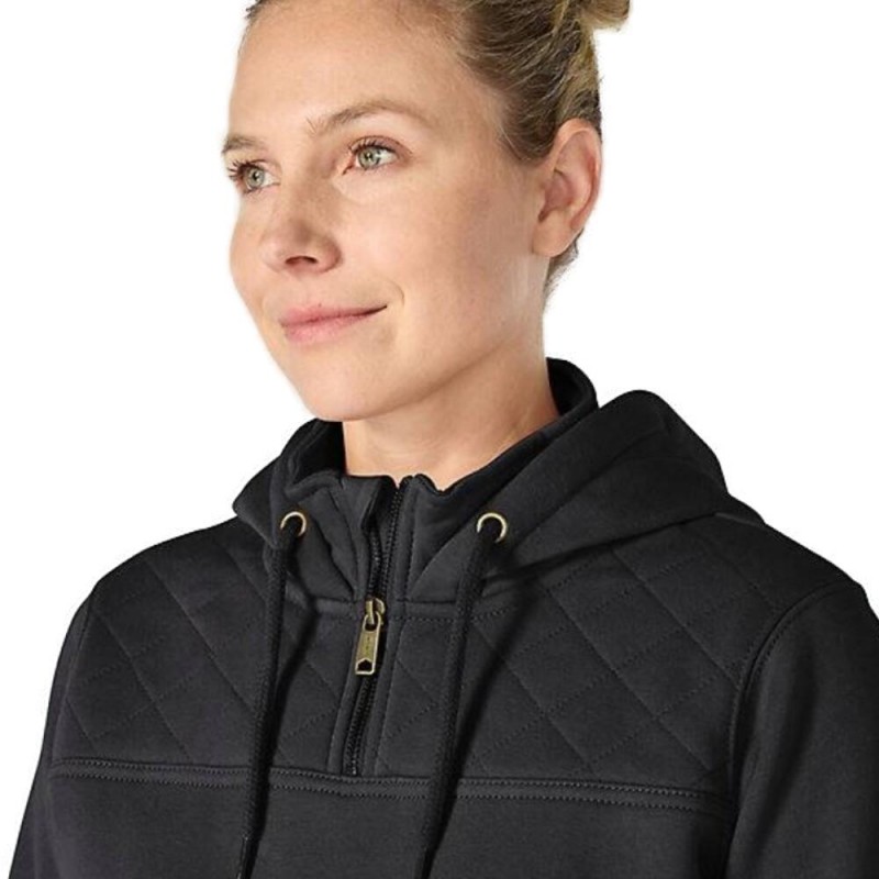 CARHARTT PAXTON QUILTED QUARTER ZIP SWEATSHIRT