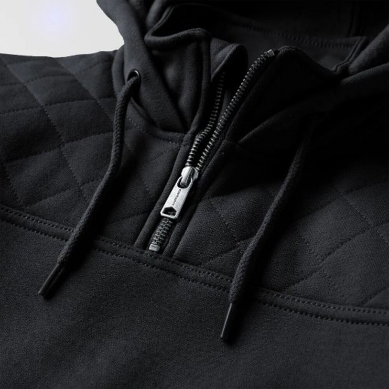 CARHARTT PAXTON QUILTED QUARTER ZIP SWEATSHIRT