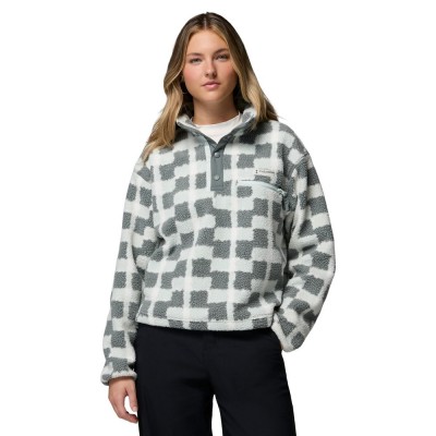 COLUMBIA HELVETIA II PRINTED CROPPED HALF SNAP