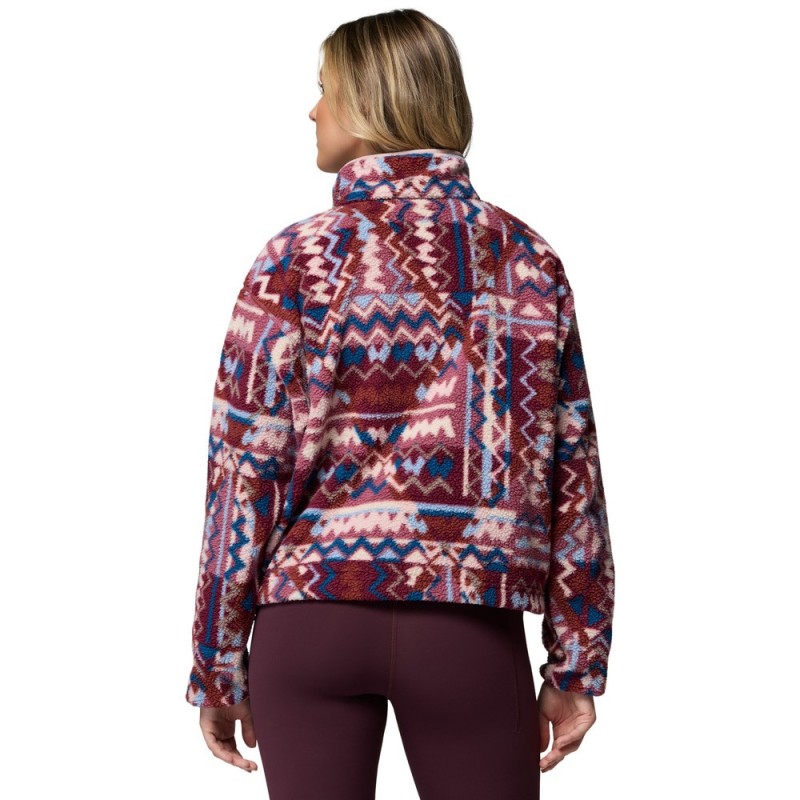 COLUMBIA HELVETIA II PRINTED CROPPED HALF SNAP ΓΥΝΑΙΚΕΙΟ FLEECE