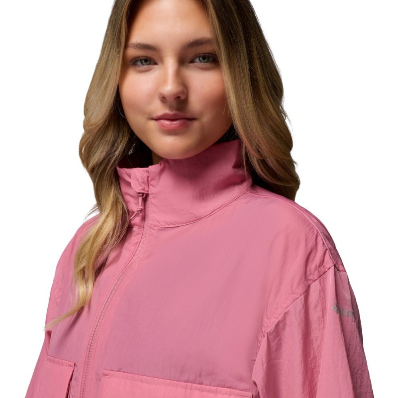 COLUMBIA PARACUTIE CROPPED CARGO WINDBREAKER