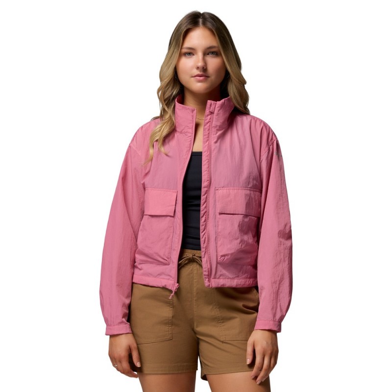 COLUMBIA PARACUTIE CROPPED CARGO WINDBREAKER