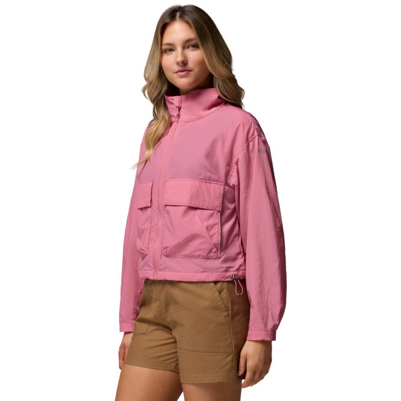 COLUMBIA PARACUTIE CROPPED CARGO WINDBREAKER