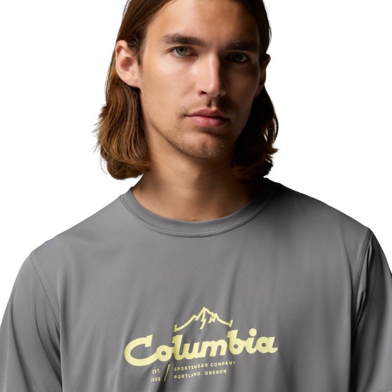 COLUMBIA ZERO RULES LIGHT SS GRAPHIC CREW