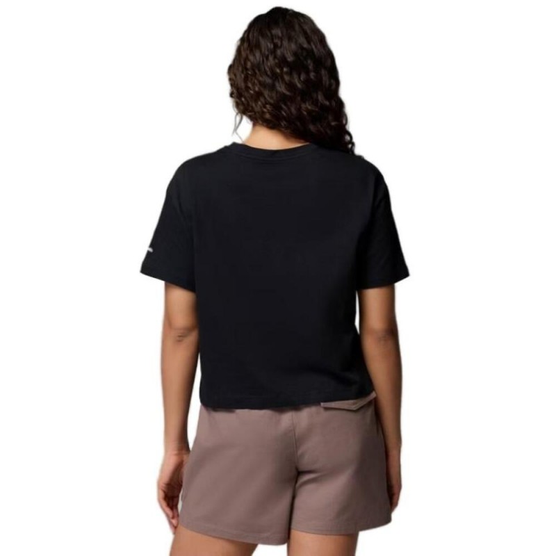 COLUMBIA ROLLING BEND GRAPHIC RELAXED CROP SS