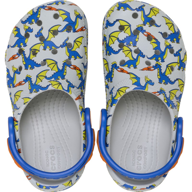 CROCS CLASSIC DRAGON GRAPHIC CLOG T