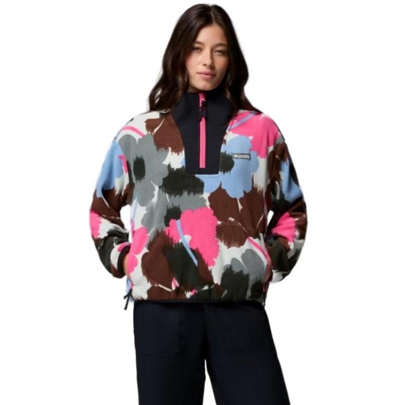 COLUMBIA SEQUOIA GROVE II PRINTED HALF ZIP