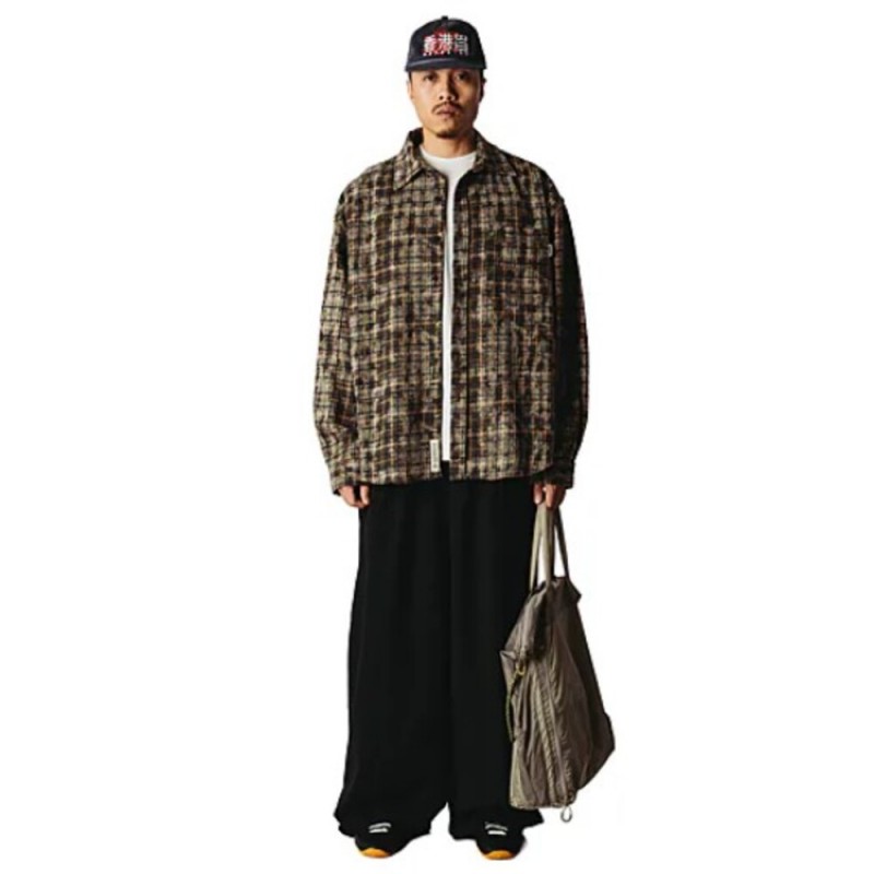 WOODBIRD WBJONG WASH CHECK SHIRT