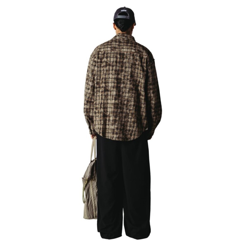 WOODBIRD WBJONG WASH CHECK SHIRT