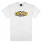 THRASHER CHECKERED OVAL T-SHIRT-WHITE