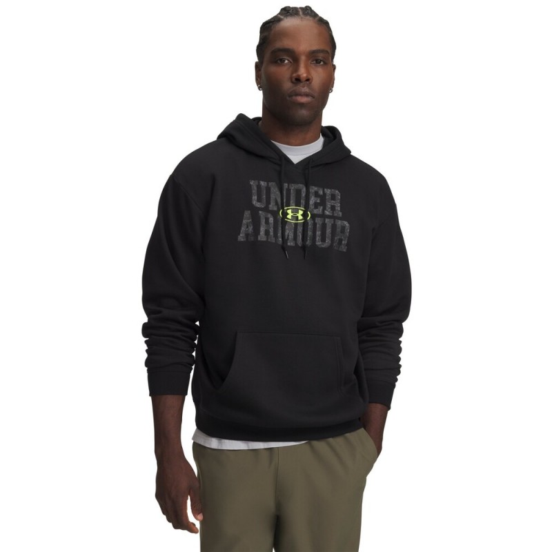 UNDER ARMOUR UA RIVAL FLC CAMO FILL HOODIE