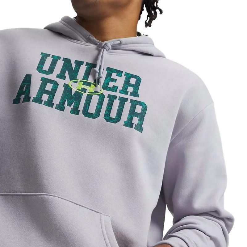 UNDER ARMOUR UA RIVAL FLC CAMO FILL HOODIE