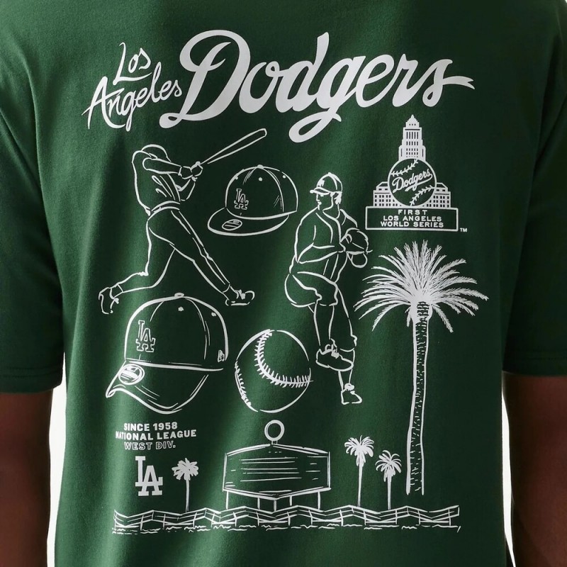 NEW ERA MLB BASEBALL GRPHC OS TEE LOSDOD CIG