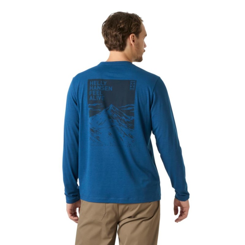 HELLY HANSEN SKOG GRAPHIC LS TEE ΑΝΔΡΙΚΗ ΜΠΛΟΥΖΑ ΜΑΚΡΥ ΜΑΝΙΚΙ