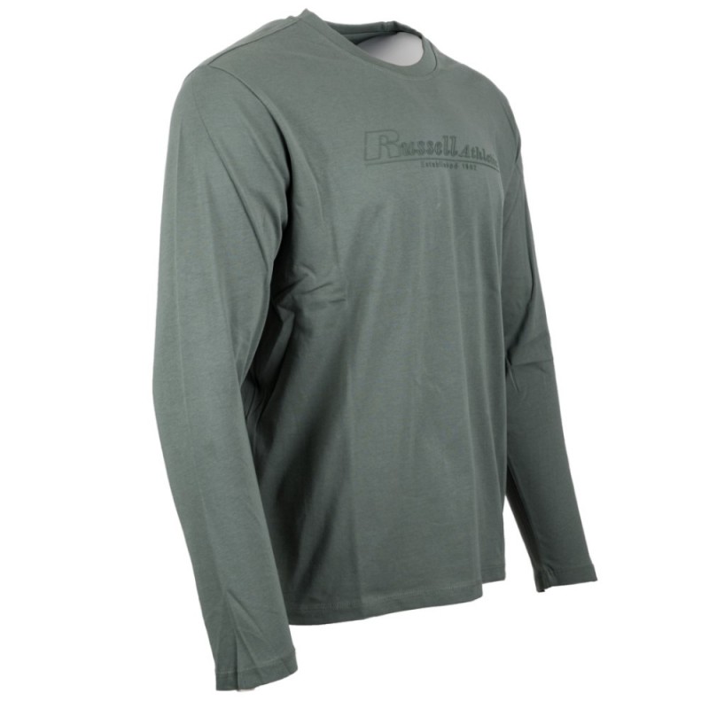 RUSSELL CP2B L/S CREWNECK TEE SHIRT