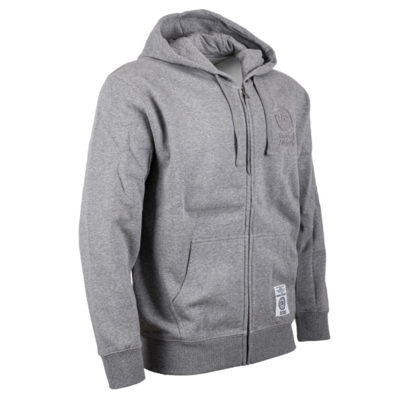 RUSSELL COLG ZIP THROUGH HOODY