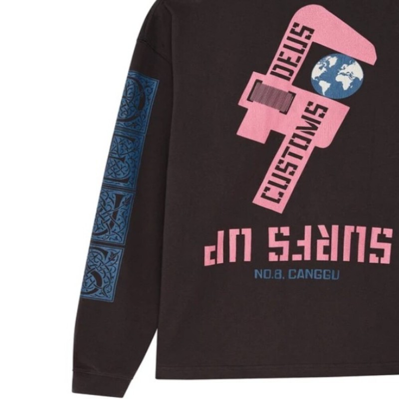 DEUS EX MACHINA SWELL MAPS OS LS TEE ΑΝΔΡΙΚΗ ΜΠΛΟΥΖΑ ΜΑΚΡΥ ΜΑΝΙΚΙ
